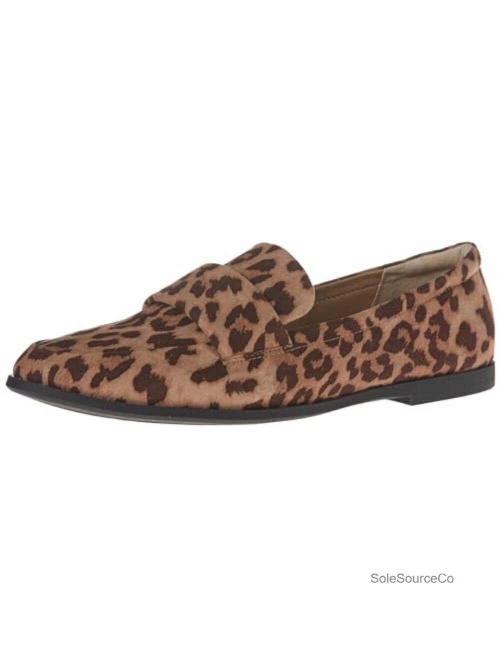Faux Suede Almond Toe Loafers Comfort Memory Foam Slip-On Business Casual